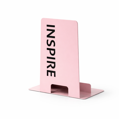 Suport Metalic Roz Inspire pentru Carti