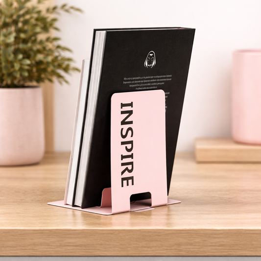 Suport Metalic Roz Inspire pentru Carti