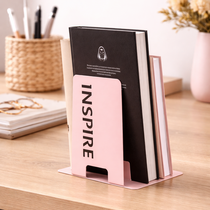 Suport Metalic Roz Inspire pentru Carti